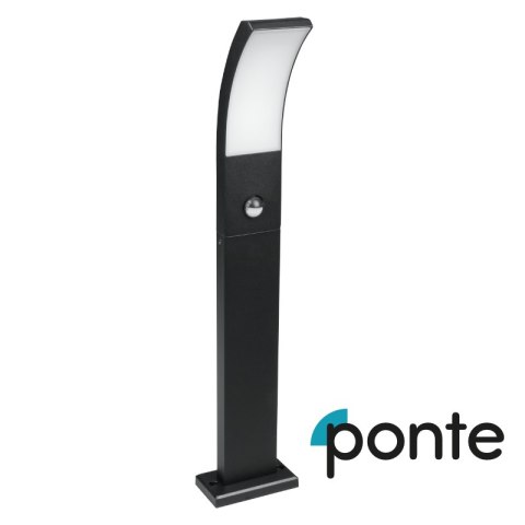 Słupek ogrodowy LED z czujnikiem ruchu, IP54, 9 W, 1000 lm, 4000 K, 56 cm, PONTE PONTE