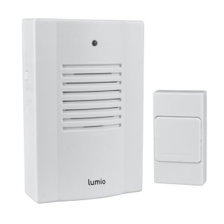 Dzwonek bezprzewodowy bateryjny, biały, Electromalt BRAK MARKI