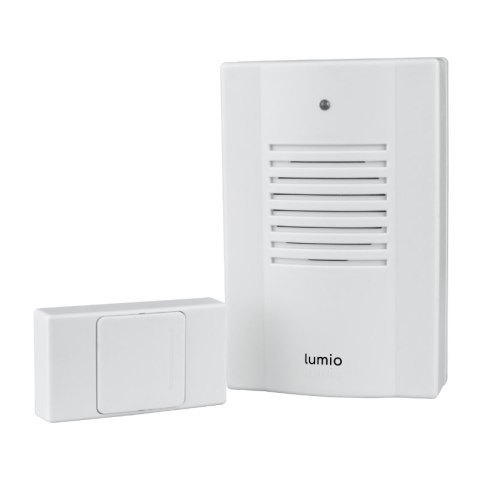 Dzwonek bezprzewodowy bateryjny, biały, Electromalt BRAK MARKI