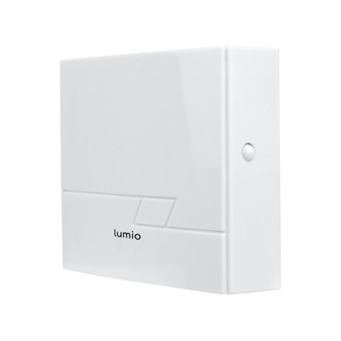 Dzwonek bezprzewodowy bateryjny, biały, LUMIO