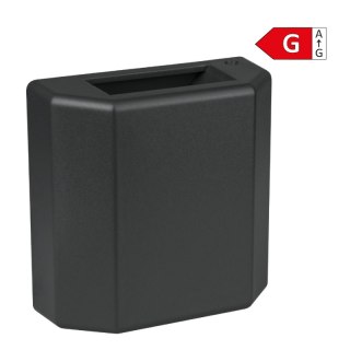 Kinkiet zewnętrzny, 3 W, 100 lm, 3000 K, IP54, czarny