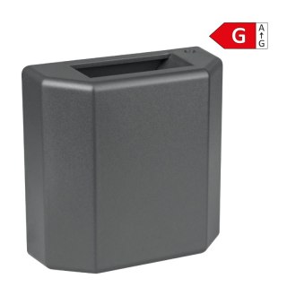 Kinkiet zewnętrzny, 3 W, 100 lm, 3000 K, IP54, szary