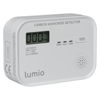 Czujnik czadu z wyświetlaczem, bateryjny, LUMIO