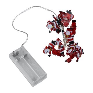 Girlanda LED, 20 x Mikołaj, 2 x AAA, 2,3 m