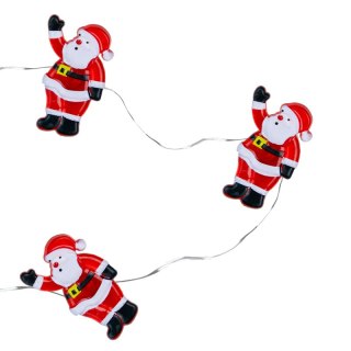 Girlanda LED, 20 x Mikołaj, 2 x AAA, 2,3 m