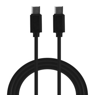 Przewód USB C - C, czarny, 2 m