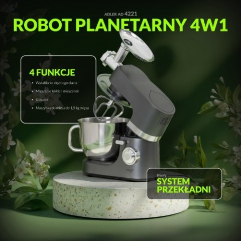 Adler Robot planetarny 2200W 7L 4w1