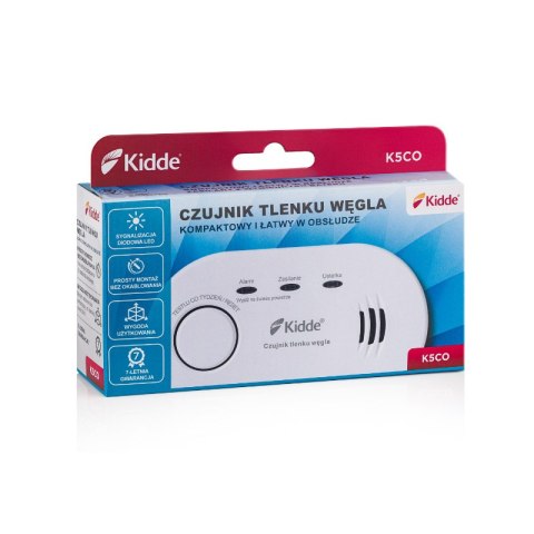 Czujnik czadu bateryjny K5CO, gwarancja 7 lat, Kidde KIDDE