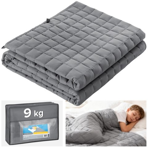 Kołdra obciążeniowa, koc sensoryczny dla dzieci i dorosłych, 150x200CM 9KG