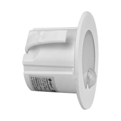 Oprawa schodowa LED z czujnikiem ruchu, okrągła, biała DPM