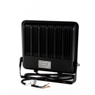 Projektor LED V-TAC CREE CHIP 100W 135lm/W czarna obudowa przewód 1m IP65 VT-44101 4000K 11480lm 6 lat gwarancji