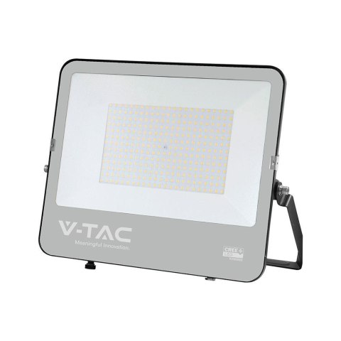 Projektor LED V-TAC CREE CHIP 200W 135lm/W czarna obudowa przewód 1m IP65 VT-44201 4000K 27000lm 6 lat gwarancji