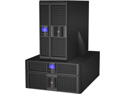 UPS RACK 19" POWERWALKER ON-LINE 10000VA 8X IEC C19, TERMINAL OUT, USB/RS-232, LCD