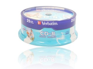 CDR VERBATIM 700MB AZO PRINTABLE ID BRANDED (CAKE 25)