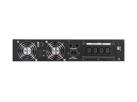 UPS RACK 19" ARMAC PURE SINE WAVE LINE-INTERACTIVE 1000VA LCD 4X IEC C13 METALOWA OBUDOWA