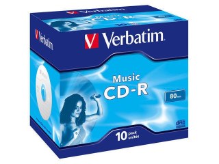 CDR VERBATIM AUDIO 80MIN (JEWEL CASE 10)