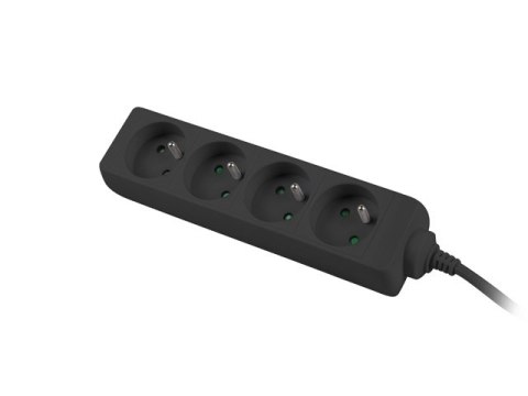 LISTWA PRZEDŁUŻACZ LANBERG 1.5M 4X 230V PL KABEL WYKONANY Z PEŁNEJ MIEDZI CZARNA LISTWA PRZEDŁUŻACZ LANBERG 1.5M 4X 230V PL KABEL WYKONANY Z PEŁNEJ MIEDZI CZARNA