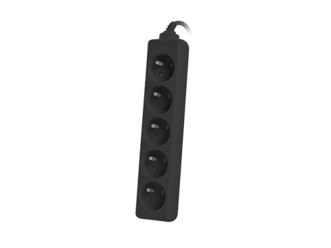 LISTWA PRZEDŁUŻACZ LANBERG 1.5M 5X 230V PL KABEL WYKONANY Z PEŁNEJ MIEDZI CZARNA LISTWA PRZEDŁUŻACZ LANBERG 1.5M 5X 230V PL KABEL WYKONANY Z PEŁNEJ MIEDZI CZARNA