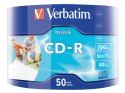 CDR VERBATIM 700MB EXTRA PROTECTION PRINTABLE WRAP (SPINDLE 50)
