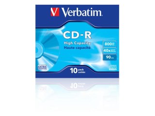 CDR VERBATIM 800MB EXTRA PROTECTION (JEWEL CASE 10)