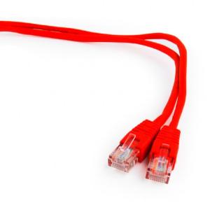 Cablexpert Przewód internetowy, czerwony patchcord 2M RJ45 kat. 5E