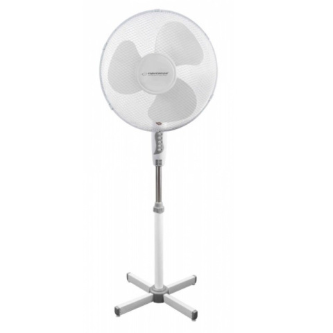 Esperanza HURRICANE Wentylator wiatrak podłogowy 40cm 50W biały EHF001WW Esperanza HURRICANE Wentylator wiatrak podłogowy 40cm 50W biały EHF001WW