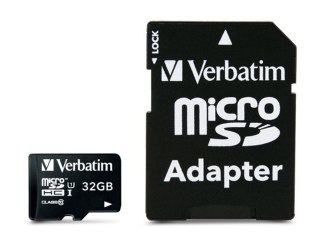 KARTA PAMIĘCI VERBATIM MICRO SDHC 32GB CLASS 10 + ADAPTER SD