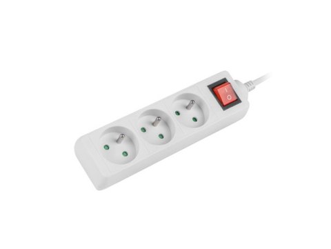 LISTWA PRZEDŁUŻACZ LANBERG 1.5M 3X 230V PL Z WYŁĄCZNIKIEM KABEL WYKONANY Z PEŁNEJ MIEDZI BIAŁA LISTWA PRZEDŁUŻACZ LANBERG 1.5M 3X 230V PL Z WYŁĄCZNIKIEM KABEL WYKONANY Z PEŁNEJ MIEDZI BIAŁA