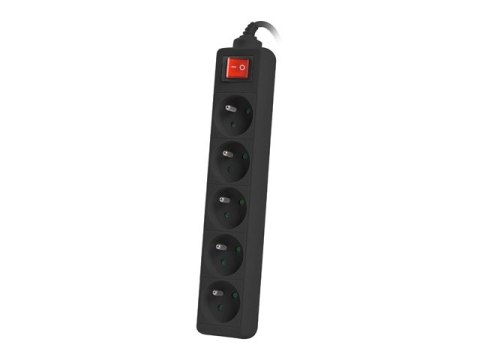 LISTWA PRZEDŁUŻACZ LANBERG 1.5M 5X 230V PL Z WYŁĄCZNIKIEM KABEL WYKONANY Z PEŁNEJ MIEDZI CZARNA LISTWA PRZEDŁUŻACZ LANBERG 1.5M 5X 230V PL Z WYŁĄCZNIKIEM KABEL WYKONANY Z PEŁNEJ MIEDZI CZARNA