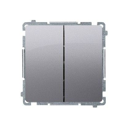 Simon Basic łącznik świecznikowy, inox-metalizowany BMW5.01/21 Simon Basic łącznik świecznikowy, inox-metalizowany BMW5.01/21