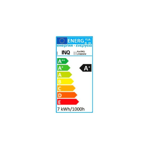 INQ żarówka lampa LED 7W E27 3000K 620LM mała kulka ciepło biała INQ żarówka lampa LED 7W E27 3000K 620LM mała kulka ciepło biała