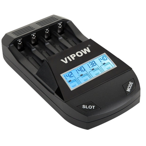 Vipow ładowarka automatyczna BAT2010 AA/AAA + port USB