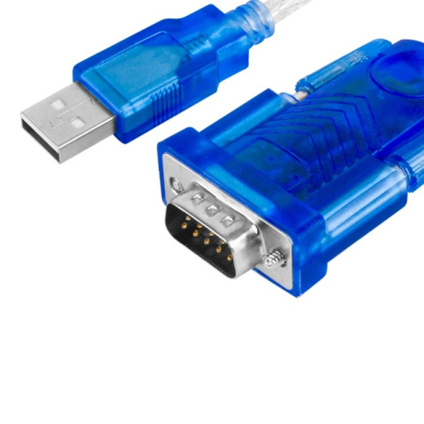 Konwerter adapter kabel przewód USB 2.0 - RS232 (DB9M) Konwerter adapter kabel przewód USB 2.0 - RS232 (DB9M)