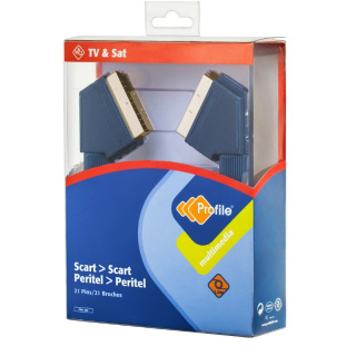 Przewód, kabel EURO - EURO bardzo wysokiej jakości, SCART 3m