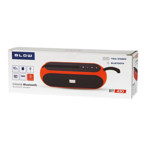 Blow BT430 głośnik bezprzewodowy bluetooth 2x5W, stereo, USB, SD, FM, minijack 3.5mm Blow BT430 głośnik bezprzewodowy bluetooth 2x5W, stereo, USB, SD, FM, minijack 3.5mm