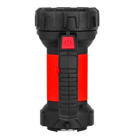 Vipow szperacz latarka diodowa LED + COB 3W z akumulatorem 2000mAh, ładowana przez port USB, czerwona Vipow szperacz latarka diodowa LED + COB 3W z akumulatorem 2000mAh, ładowana przez port USB, czerwona