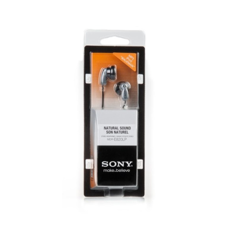 Sony słuchawki douszne stereo MP3 czarne MDR-E820LP Sony słuchawki douszne stereo MP3 czarne MDR-E820LP