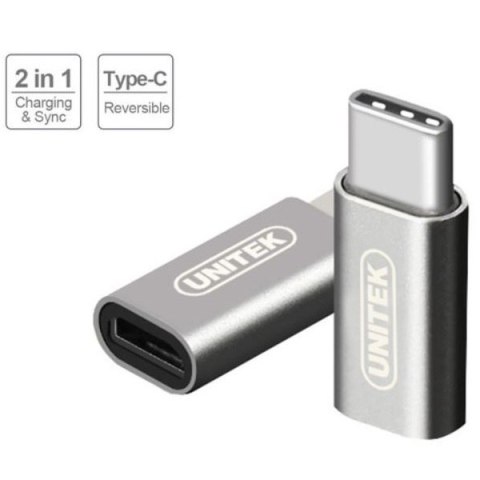 Unitek adapter, przejściówka USB typ C - microUSB