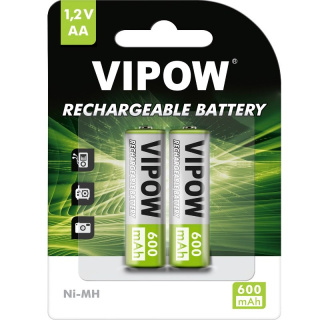 Vipow akumulator do lampy, latarni solarnej AA 600mAh