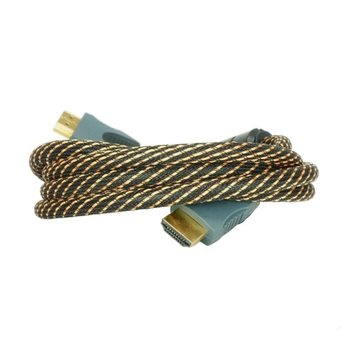 LIBOX Przewód, kabel HDMI HDMI HQ w oplocie, prosty 3M pozłacane wtyki LIBOX Przewód, kabel HDMI HDMI HQ w oplocie, prosty 3M pozłacane wtyki