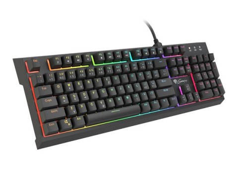 KLAWIATURA DLA GRACZY GENESIS THOR 210 RGB CZ/SK HYBRYDOWA PODŚWIETLENIE RGB