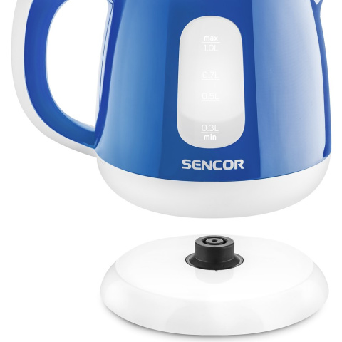 Sencor SWK1012BL czajnik elektryczny, 1L, 1100W, niebieski Sencor SWK1012BL czajnik elektryczny, 1L, 1100W, niebieski