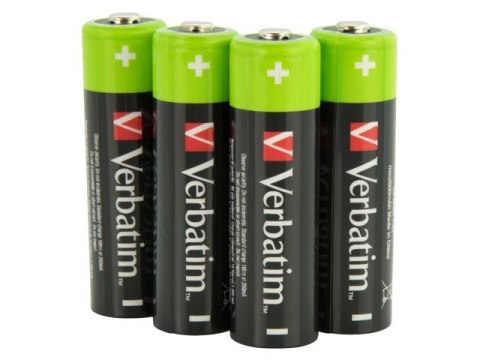 AKUMULATOR VERBATIM NIMH HR06 AA 2500 MAH (4SZT BLISTER)