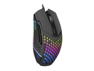 MYSZ DLA GRACZY FURY BATTLER 6400DPI PODŚWIETLENIE CZARNA GAMINGOWA