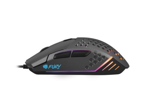 MYSZ DLA GRACZY FURY BATTLER 6400DPI PODŚWIETLENIE CZARNA GAMINGOWA MYSZ DLA GRACZY FURY BATTLER 6400DPI PODŚWIETLENIE CZARNA GAMINGOWA