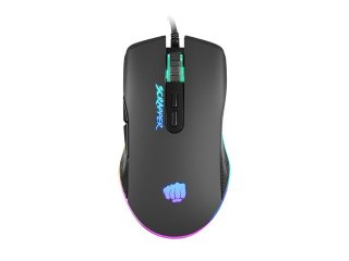 MYSZ DLA GRACZY FURY SCRAPPER 6400DPI PODŚWIETLENIE RGB OPROGRAMOWANIE GAMINGOWA