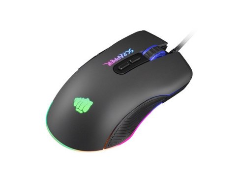 MYSZ DLA GRACZY FURY SCRAPPER 6400DPI PODŚWIETLENIE RGB OPROGRAMOWANIE GAMINGOWA