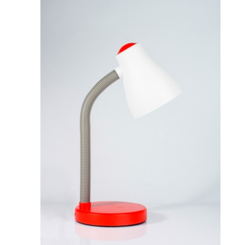 Volteno lampa biurkowa nocna z regulacją kąta nachylenia E27 czerwona Volteno lampa biurkowa nocna z regulacją kąta nachylenia E27 czerwona