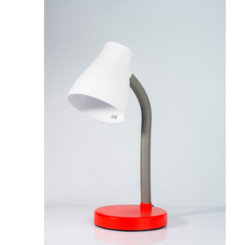 Volteno lampa biurkowa nocna z regulacją kąta nachylenia E27 czerwona Volteno lampa biurkowa nocna z regulacją kąta nachylenia E27 czerwona