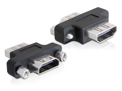 ADAPTER HDMI(F)->HDMI(F) BECZKA CZARNY DELOCK ADAPTER HDMI(F)->HDMI(F) BECZKA CZARNY DELOCK
